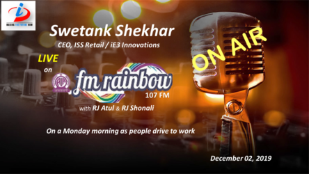 Highlights from 107.1 Rainbow FM interview with our CEO Swetank Shekhar